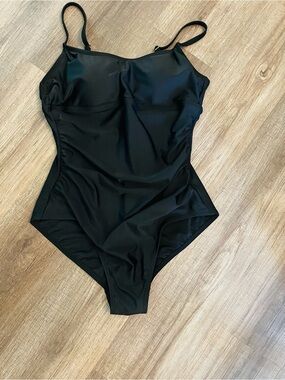 Kona Sol Black One-Piece Swimsuit